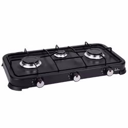 JATA JECG2703, Noir, Comptoir, Gaz, 3 zone(s), 3 zone(s), Rotatif