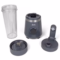 JATA JEBT1001 0,6 L Blender sport 600 W Gris, Transparent