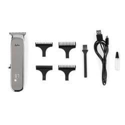 JATA JBCP3315 tondeuse à cheveux Noir, Gris Lithium