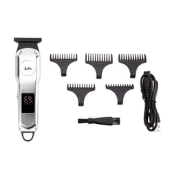 JATA JBCP4200 tondeuse à cheveux Noir, Argent Lithium