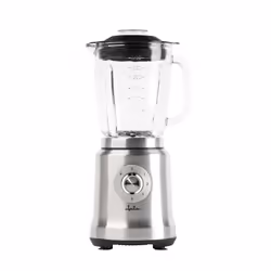 JATA JEBT1241, Mélangeur de table, 1,75 L, Fonction d'impulsion, Pileur de glace, 1200 W, Métallique, Transparent