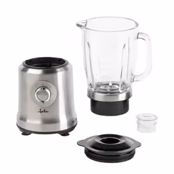JATA JEBT1241 blender 1,75 L Mélangeur de table 1200 W Métallique, Transparent