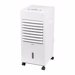 JATA JVAC2003, Ventilateur sans lame domestique, Blanc, Sol, 50 dB, 396 m³/h, Boutons