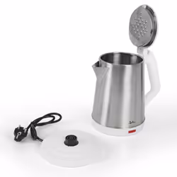 JATA JEHA1723 bouilloire 2 L 1500 W Acier inoxydable, Blanc - Vue supplémentaire 6