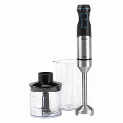 JATA JEBT1791 blender 0,7 L Mélangeur par immersion 1500 W Noir, Acier inoxydable