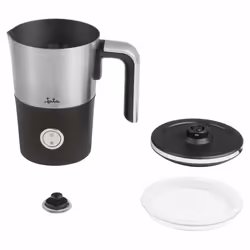 JATA JECL1900 Mousseur et réchauffeur de lait Automatique Noir, Acier inoxydable
