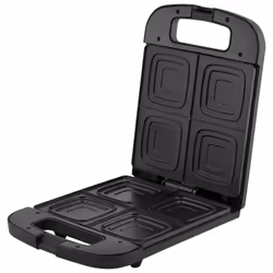 JATA JESW1551 gaufrier et appareil à croque-monsieur 1400 W Noir