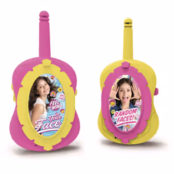 IMC Toys Soy Luna - Talkie Walkie, Talkie-walkie pour enfants, 3 an(s), Jaune, Rose