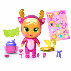 IMC Toys Assortiment 6 Cry Babies Magic Tears Fantasy Maison Tototte (Série 3), 3 an(s), Garçon/Fille
