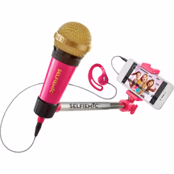 IMC Toys Selfie Mic Rose, Rose, CE, Chine, 250 mm, 60 mm, 200 mm