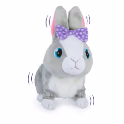 IMC Toys Club Petz Betsy, Mon Petit Lapin, Animaux en peluche, 1,5 an(s), Interactif, Sonore, AA, Piles fournies