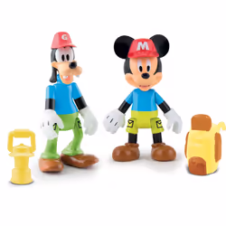 IMC Toys Pack 2 Figurines Mickey Et Dingo "A L'Aventure", 3 an(s), Mickey Mouse, Multicolore, Plastique