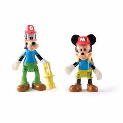 IMC Toys Pack 2 Figurines Mickey Et Dingo "A L'Aventure"