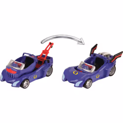 IMC Toys Mickey Et Ses Amis Top Départ! - Véhicule Transformable + 1 Figurine Pete, 3 an(s), Mickey Mouse, Violet