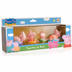 IMC Toys Peppa Pig - 4 Figurines de Bain