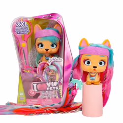 IMC Toys Vip Pets Hair Academy Alexia, 3 an(s), Vip pets, Multicolore