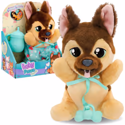 IMC Toys Baby Paws Yummy, Peluche chien, 1,5 an(s), Interactif