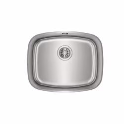 Teka BE 50.40 1C, Evier encastré, Rectangulaire, Acier inoxydable, Acier inoxydable, 1 bols, 500 x 400 mm