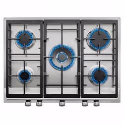 Teka EX 70 1 5G AI AL DR NAT, Acier inoxydable, Intégré, Gaz, 5 zone(s), 5 zone(s), Régulier