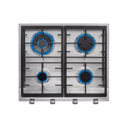 Teka EX 60 1 4G AI AL DR NAT, Acier inoxydable, Intégré, Gaz, En fonte, 4 zone(s), 4 zone(s)