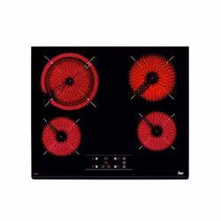 Teka TZ6420, Noir, Intégré, Céramique, Verre, 4 zone(s), 4 zone(s)