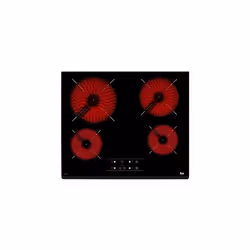 Teka TZ6415, Noir, Intégré, Céramique, Verre, 4 zone(s), 4 zone(s)