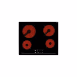 Teka TB 6415, Noir, Intégré, 60 cm, Céramique, Verre-céramique, 4 zone(s)
