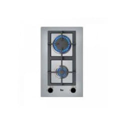 Teka EFX 30.1 2G AI AL CI Nat Noir, Acier inoxydable Intégré Gaz 2 zone(s)