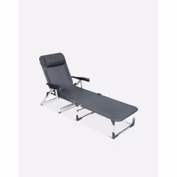 Crespo AL-233-MA, Gris, Aluminium, Fibre, Couché(e)/assis(e), Aluminium, Gris, 140 kg