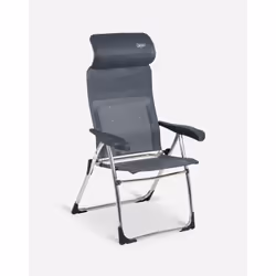 Crespo AL-215, 110 kg, Chaise de camping, 2 pieds, Pliable, 3,84 kg, Gris