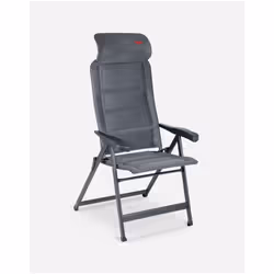 Crespo AP-240, 140 kg, Chaise de camping, 4 pieds, 5,9 kg, Mesh, Gris