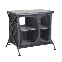 Crespo 1157030 cuisine de camping Noir, Gris Aluminium