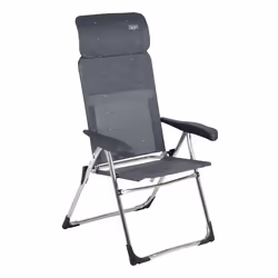Crespo AL-213, 110 kg, Chaise de camping, 2 pieds, Pliable, 3,84 kg, Gris