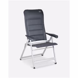 Crespo AL-237 Chaise de camping 4 pieds Gris