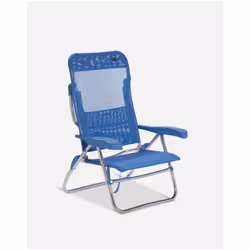 Crespo AL-223, 110 kg, Chaise de camping, 4 pieds, 2,9 kg, Fibre, Bleu