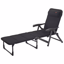 Crespo AP-233 AD, Noir, Aluminium, Tissu, Couché(e), Aluminium, 140 kg, TÜV / GS