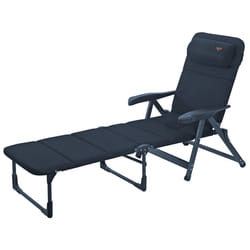 Crespo AP-233 AD chaise de plage Bleu Aluminium, Tissu Couché(e)