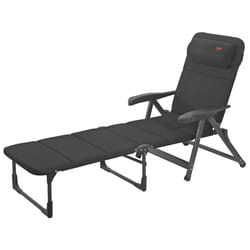 Crespo AP-233 AD chaise de plage Gris Aluminium, Tissu Couché(e)