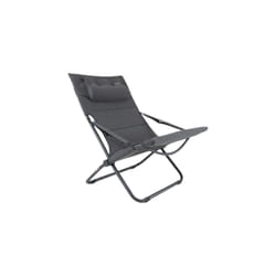 Crespo 1148402 chaise de camping Chaise longue de camping 4 pieds Gris