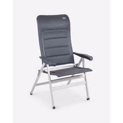 Crespo AL-238, 200 kg, Chaise de camping, 4 pieds, 5,9 kg, Tissu, Gris