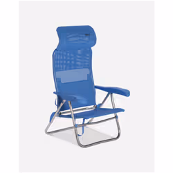 Crespo AL-205, 110 kg, Chaise de camping, 4 pieds, 3,27 kg, Fibre, Bleu