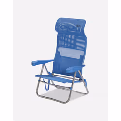Crespo AL-205 Chaise de camping 4 pieds Bleu