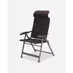 Crespo AP-237- S Chaise de camping 4 pieds Noir