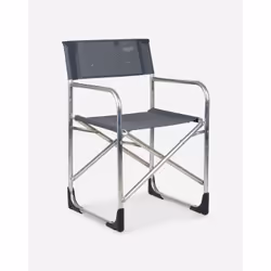 Crespo AL-214, 100 kg, Chaise de camping, 2 pieds, 2,3 kg, Aluminium, Textile, Gris