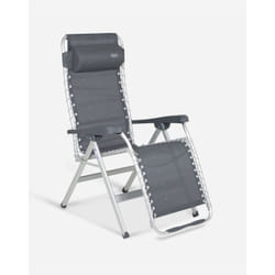 Crespo AL-232 Chaise longue de camping 4 pieds Gris