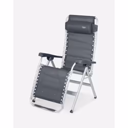 Crespo AL-232 Chaise longue de camping 4 pieds Gris