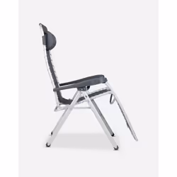 Crespo AL-232 Chaise longue de camping 4 pieds Gris