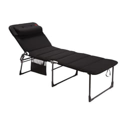 Crespo AP-363 Chaise longue de camping 3 pieds Noir