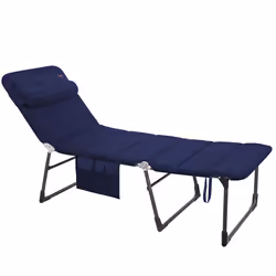 Crespo AP-363 NAD, Bleu, Tissu, Couché(e)/assis(e), Aluminium, 140 kg, TÜV / GS