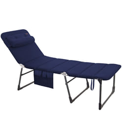 Crespo AP-363 NAD chaise de plage Bleu Tissu Couché(e)/assis(e)